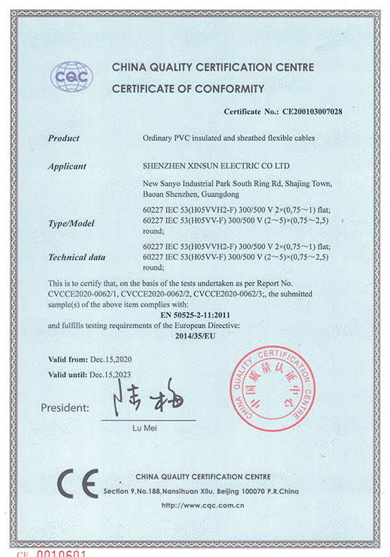 CE Certificate